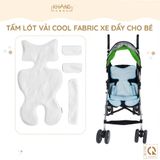  Tấm Lót Xe Đẩy Em Bé Vải Mát CoolFabric Khang Home - Mát Dịu Và Chống Thấm Vượt Trội 