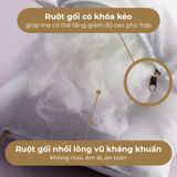 Ruột Gối Nằm Lông Vũ ( Microfiber) Khang Home