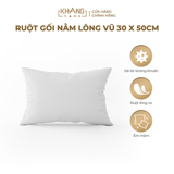 Ruột Gối Nằm Lông Vũ ( Microfiber) Khang Home
