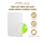  Tấm Lót Nệm Vải Mát Chần Bông Chống Thấm - Công Nghệ Vải Mát Tản Nhiệt Nhanh, Mát Dịu Tức Thì 