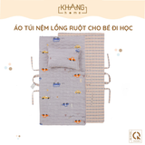  Áo Túi Nệm Cho Bé Đi Học Chần Bông Lồng Ruột Khang Home - An Toàn, Tiện Lợi Cho Bé Say Giấc Ở Mọi Nơi 