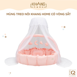  Mùng Treo Nôi Kèm Đế Sắt Tiện Lợi Khang Home 