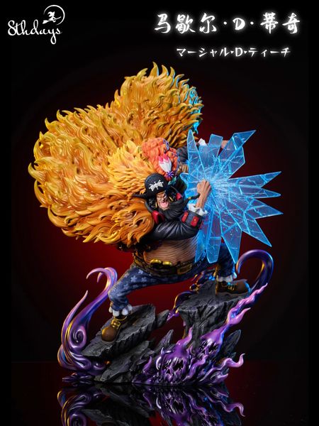 S.H.Figuarts Actionfigur: Marshall D. Teach (Blackbeard) Aus One Piece – Mit Stoffumhang Und Zubehör