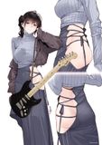  Guitar Sister - Mei Mei - Blackless Dress - UnionCreative 