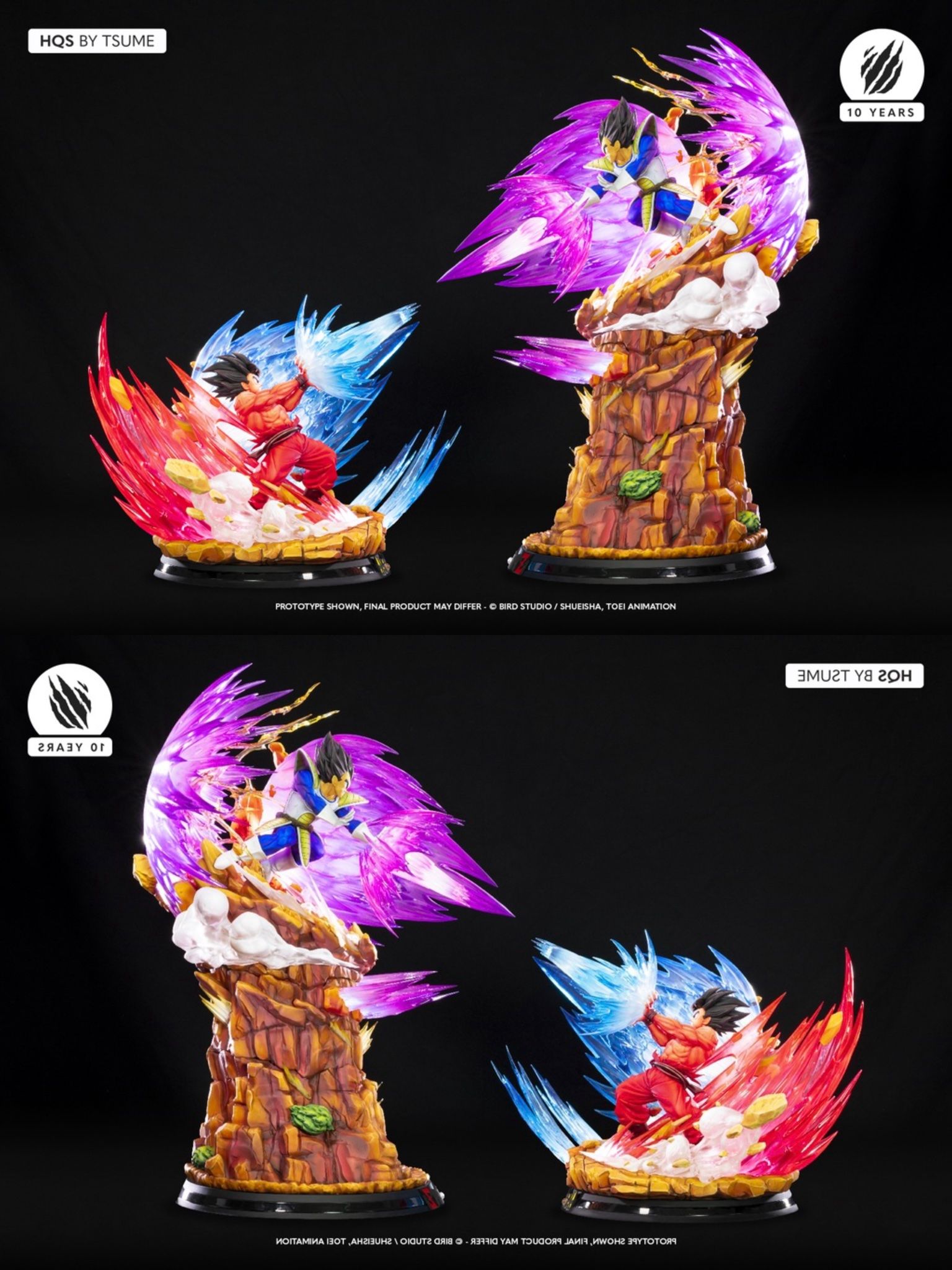  Goku vs Vegeta - Dragon Ball - Tsume Art 