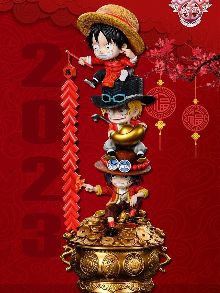  Ace, Sabo & Luffy - Huan Zhou Studio 