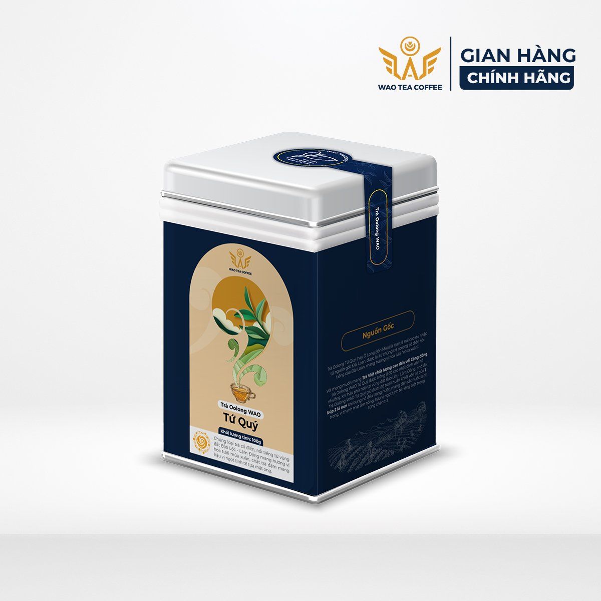 Trà Oolong Tứ Quý WAO (100gr)
