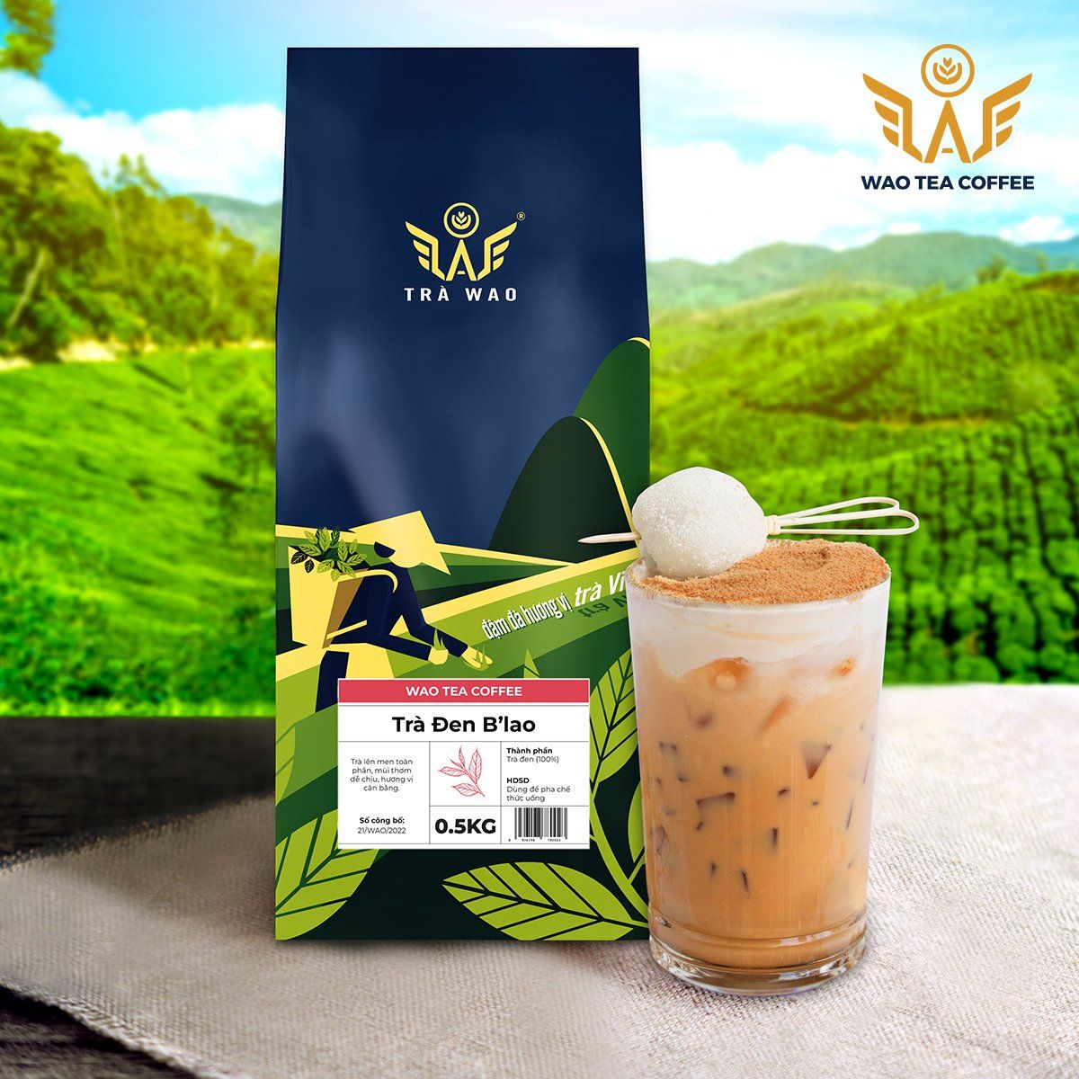 Trà Đen B'Lao WAO (1kg)