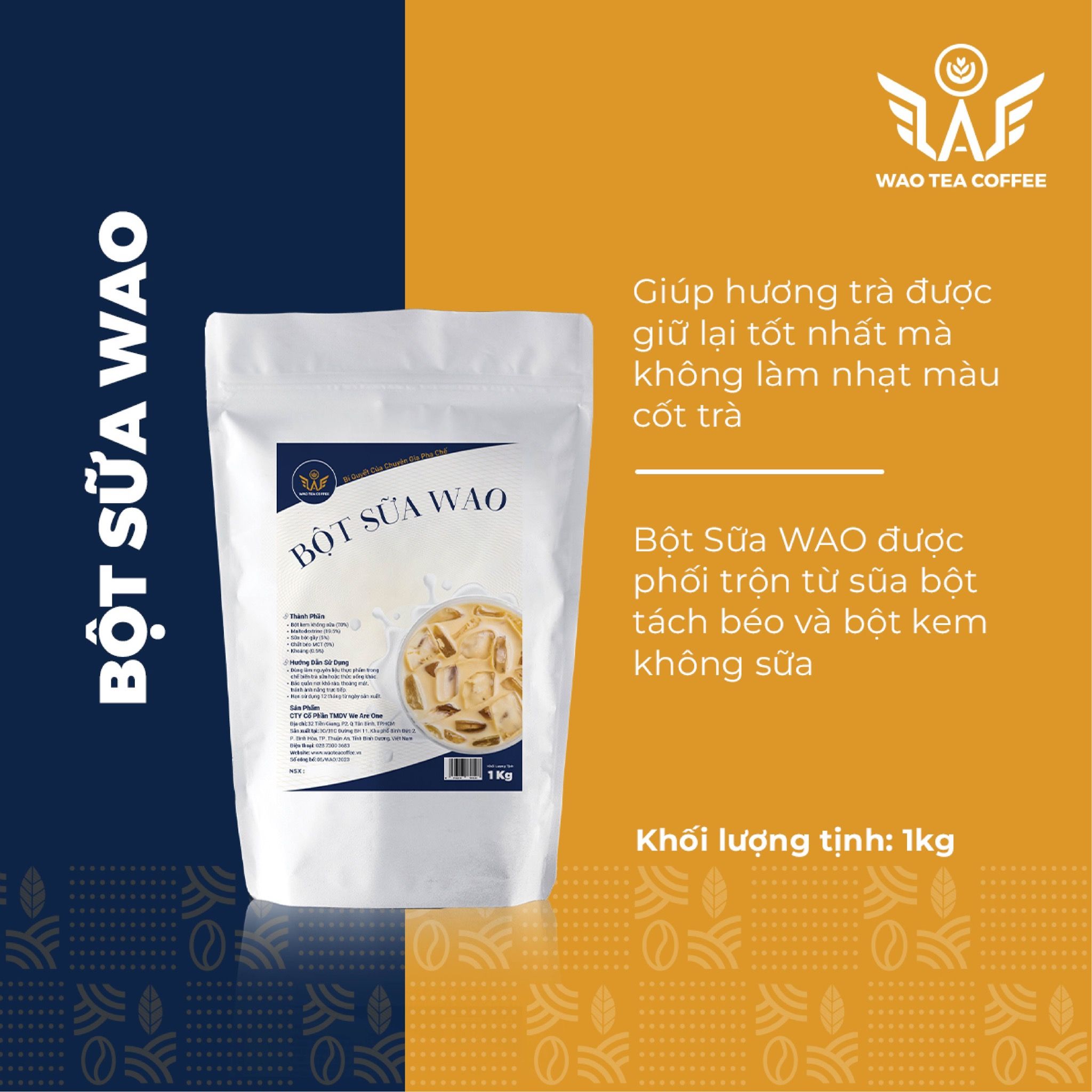  Bột Sữa WAO (1kg) 