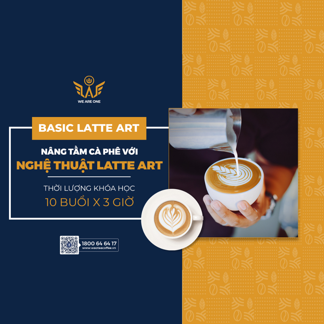  Khóa Học Basic Latte Art 