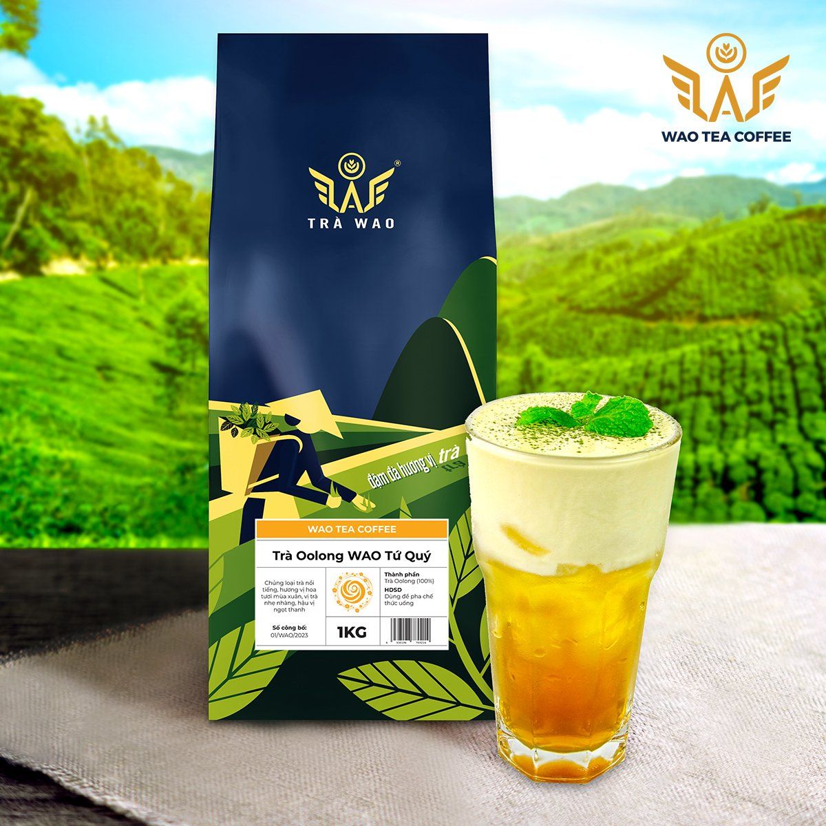 Trà Oolong Tứ Quý WAO (1kg)