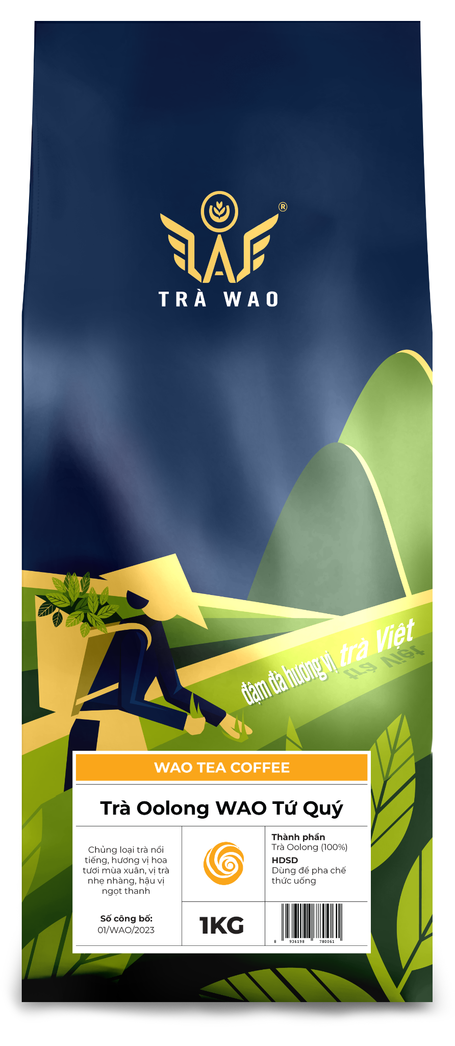 Trà Oolong Tứ Quý WAO (1kg)