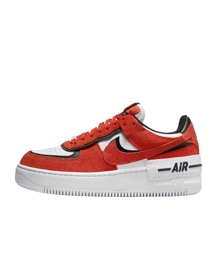 nike air force one shadow red