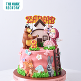  Bánh fondant Masha and The Bear 