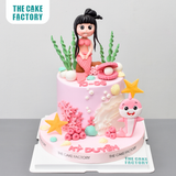  Bánh fondant tiên cá dễ thương 