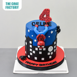  Bánh fondant nhân vật Spiderman độc đáo 