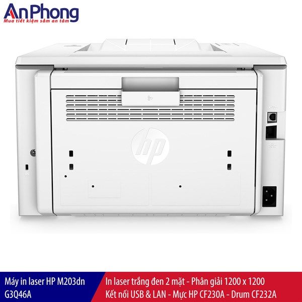 Máy in laser HP LaserJet Pro M203dn G3Q46A