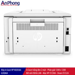 Máy in laser HP LaserJet Pro M203dn G3Q46A