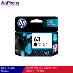 Mực in HP 63 Black F6U62AA