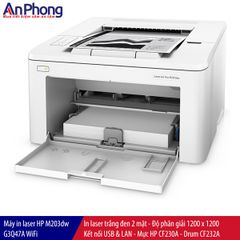 Máy in laser HP LaserJet Pro M203dw G3Q47A