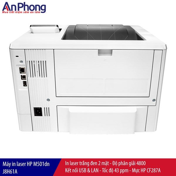 Máy in laser HP LaserJet Pro M501dn J8H61A