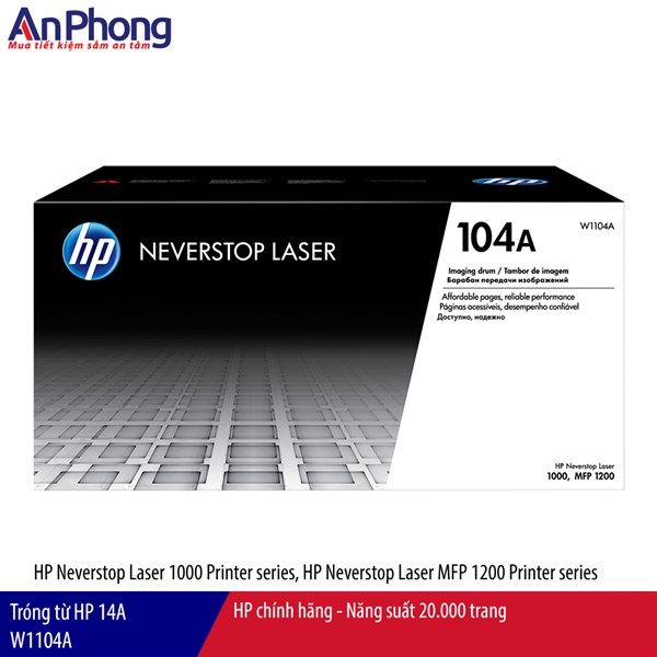 Trống từ HP 104A W1104A