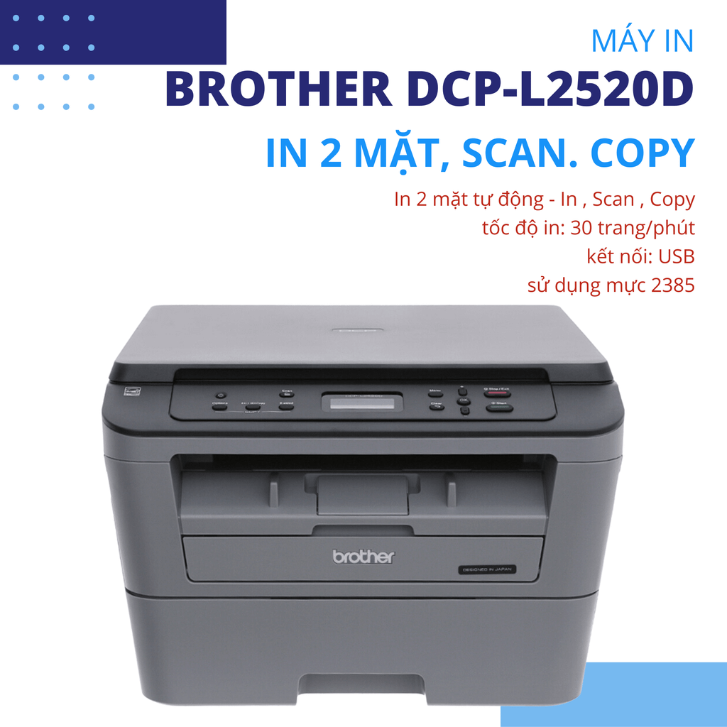 Máy in laser Brother DCP-L2520D