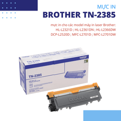 Mực in Brother TN-2385