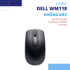 Chuột không dây Dell WM118