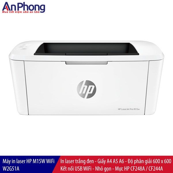 Máy in laser HP LaserJet Pro M15w W2G51A