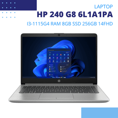 Laptop HP 240 G8 i3-1115G 8GB 256GB W11 6L1A1PA