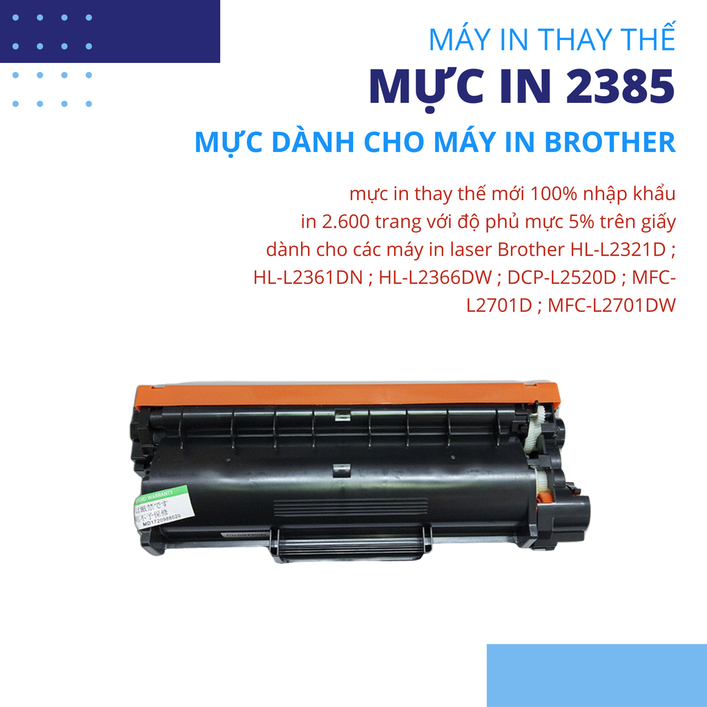 Mực in thương hiệu Brother TN-2385