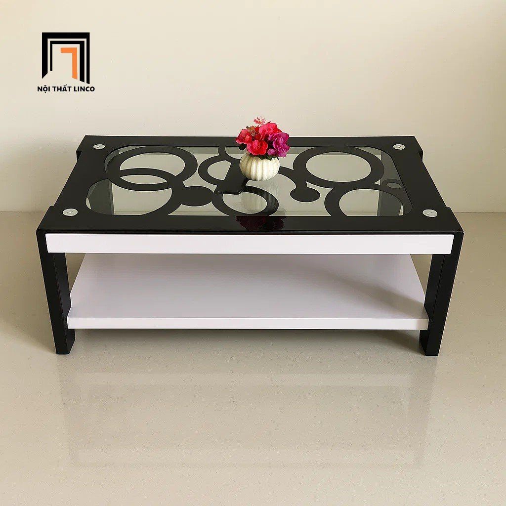 Bàn trà chữ nhật nhỏ gọn BTPK58 Becket dài 1m cho văn phòng
