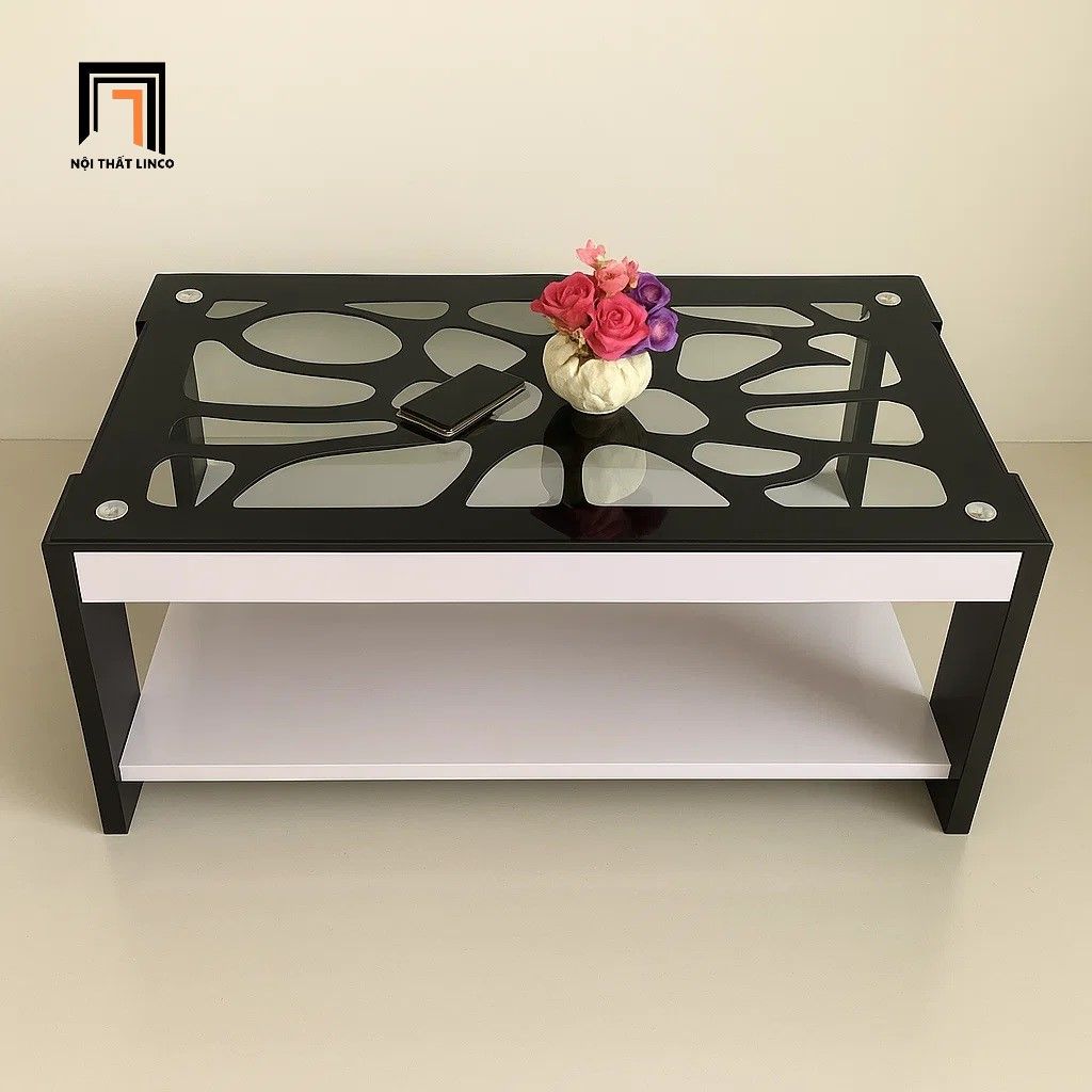 Bàn sofa mặt kính cường lực BTPK56 Lodgen 1m x 50 giá rẻ