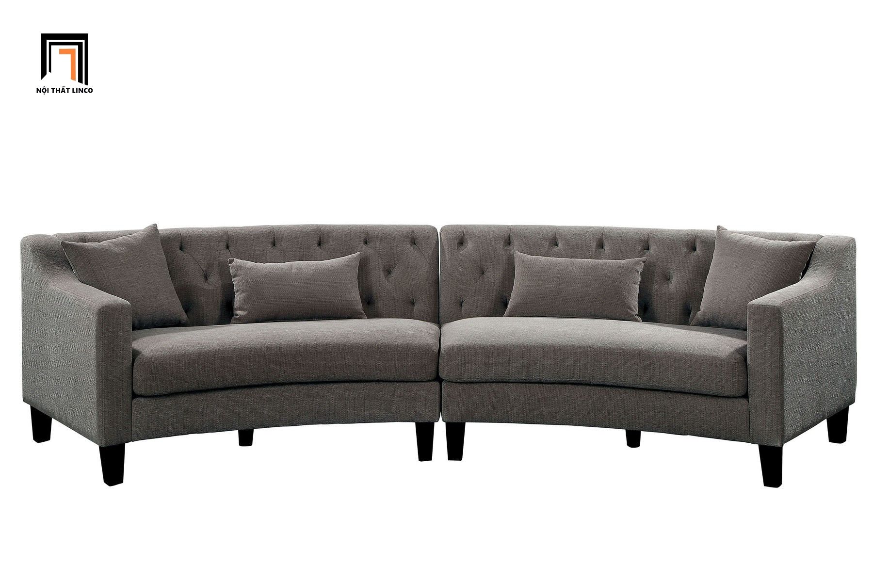 Bộ ghế sofa góc chữ L GT70 Sarin 3m kiểu dáng châu Âu
