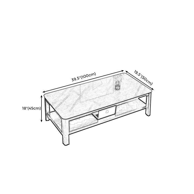 Bàn trà gia đình đá chữ nhật xám BSF12 Cofinn 1m x 50 giá rẻ