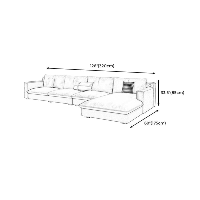 Bộ ghế sofa góc L sang trọng GT116 Olive 3m2 x 1m75 da giả