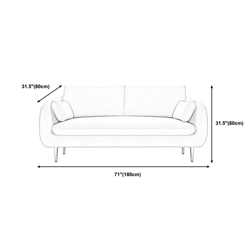 Ghế sofa văng cong đẹp dài 1m9 BT284 Maruata vải nhung giá rẻ