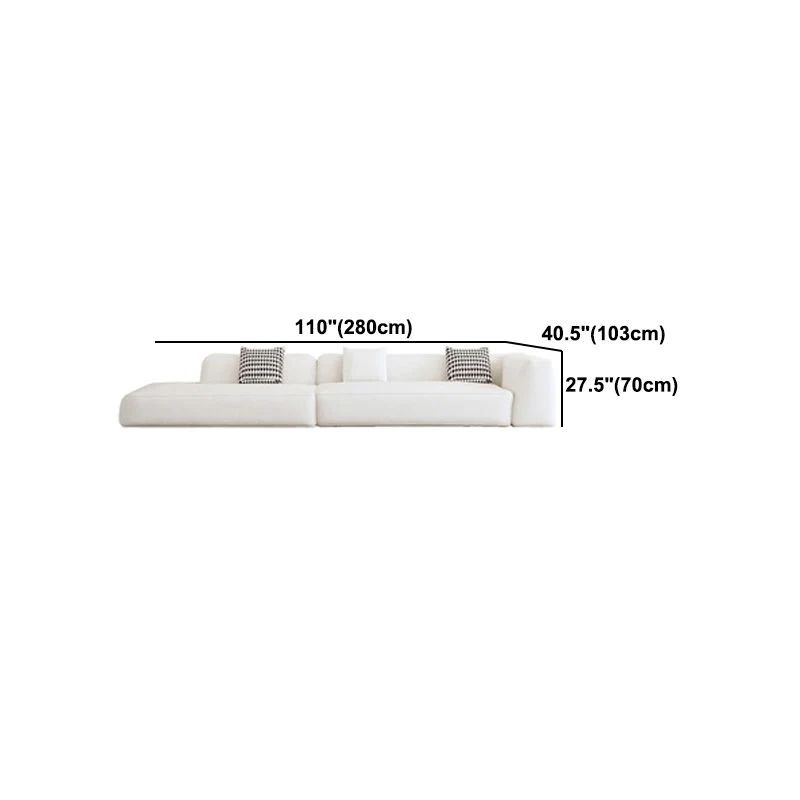 Ghế sofa băng dài 3m1 BT255 Dayton xám trắng cho chung cư