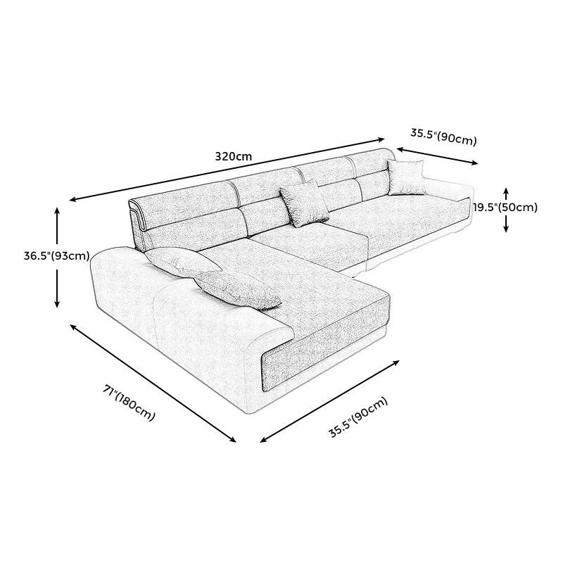 Bộ ghế sofa góc chữ C GT88 Aparte 2m5 và 3m2 hiện đại