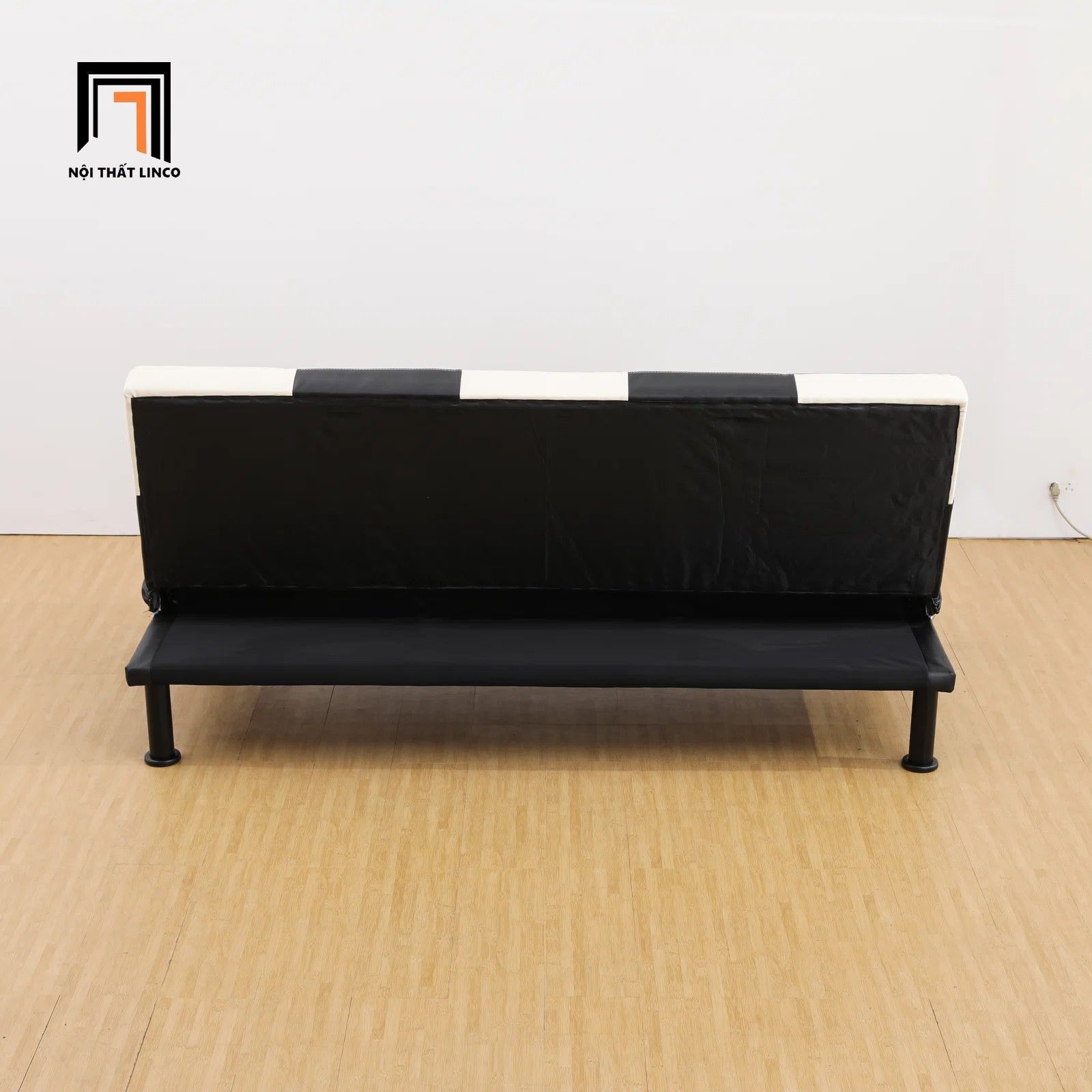 Ghế sofa giường thông minh giá rẻ GB73 Adetola 1m7 phối đen trắng