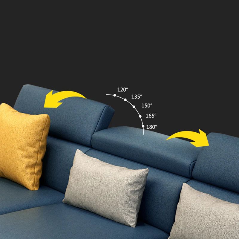 Ghế sofa góc L 3m2 x 1m8 vải nỉ GT108 Garcia cho gia đình lớn
