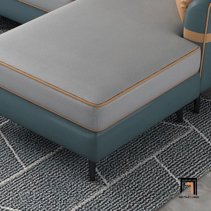 Ghế sofa góc da công nghiệp GT211 Musaddar 2m9 x 1m6 giá rẻ