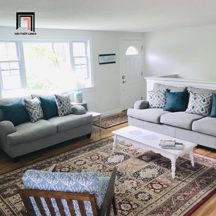 Bộ ghế sofa phòng khách gia đình KT13 Somerville sang trọng