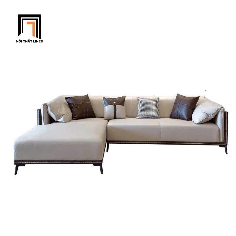 Ghế sofa góc L phòng khách cao cấp GT184 Morelia 3m2 x 1m6