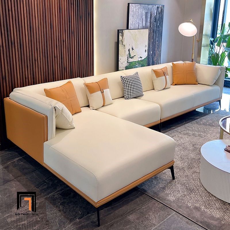 Ghế sofa góc L phòng khách cao cấp GT184 Morelia 3m2 x 1m6