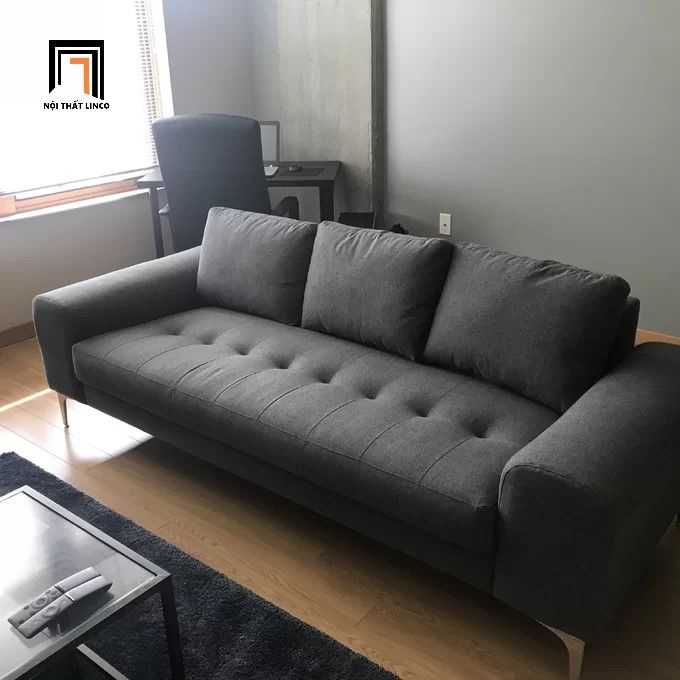 Ghế sofa văng dài BT39 Glenn thư giãn dài 2m xám ghi