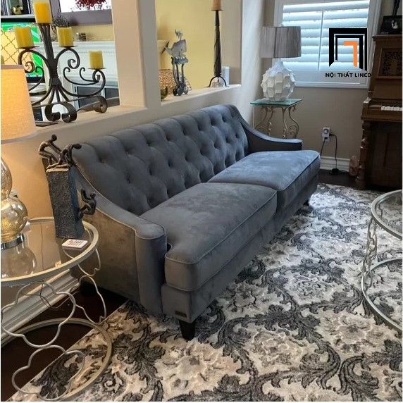 Ghế sofa băng đính nút BT51 Briley 2m phong cách tân cổ điển