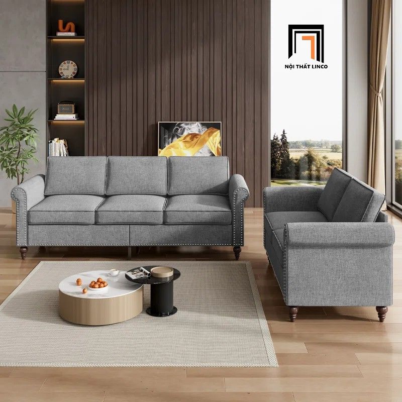 Bộ ghế sofa phong cách Âu Mỹ KT156 Efeta phòng khách gia đình
