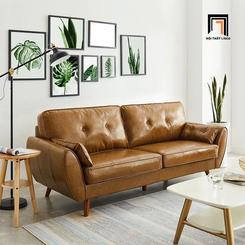 Ghế sofa đơn 1 người màu xanh than DT77 Rothry bọc da giả